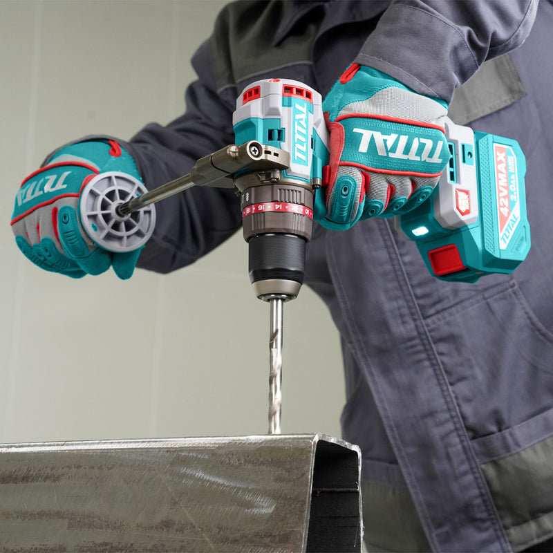 Máy khoan búa Total TIDLI429982 dùng Pin 42V, đầu kẹp 13mm