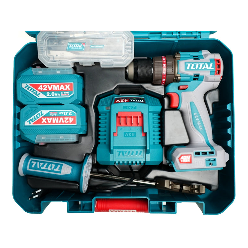 Máy khoan búa Total TIDLI429982 dùng Pin 42V, đầu kẹp 13mm