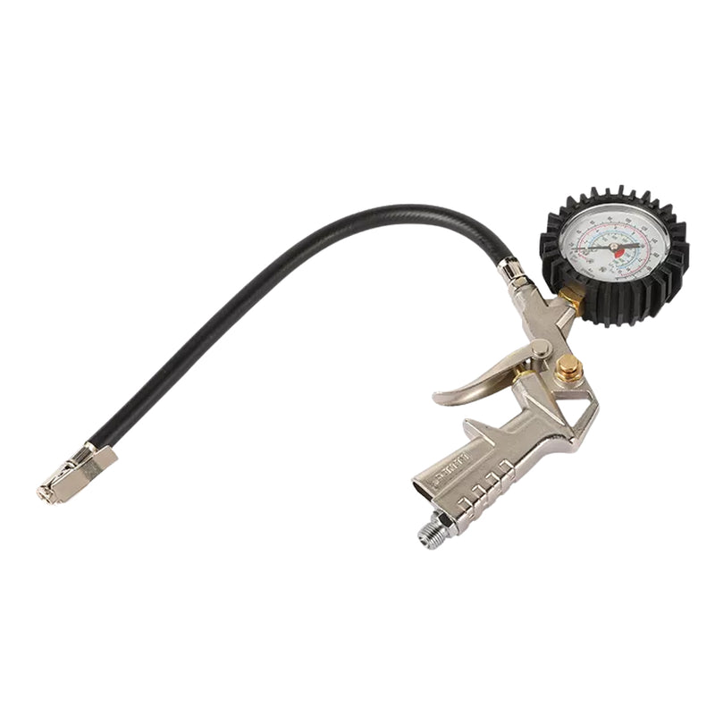 Đồng hồ bơm bánh xe Kendo 75712, vật liệu nhôm mạ nickel