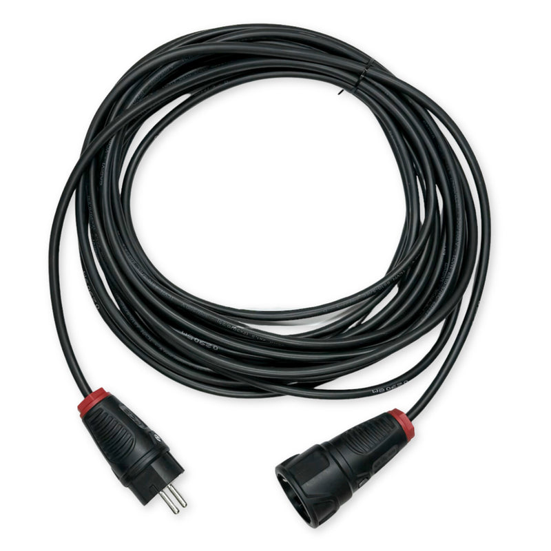 Bộ dây 2 phích cắm âm dương tiêu chuẩn công nghiệp, chịu tải 16A, điện áp 250V, có chân tiếp địa, kháng bụi và nước