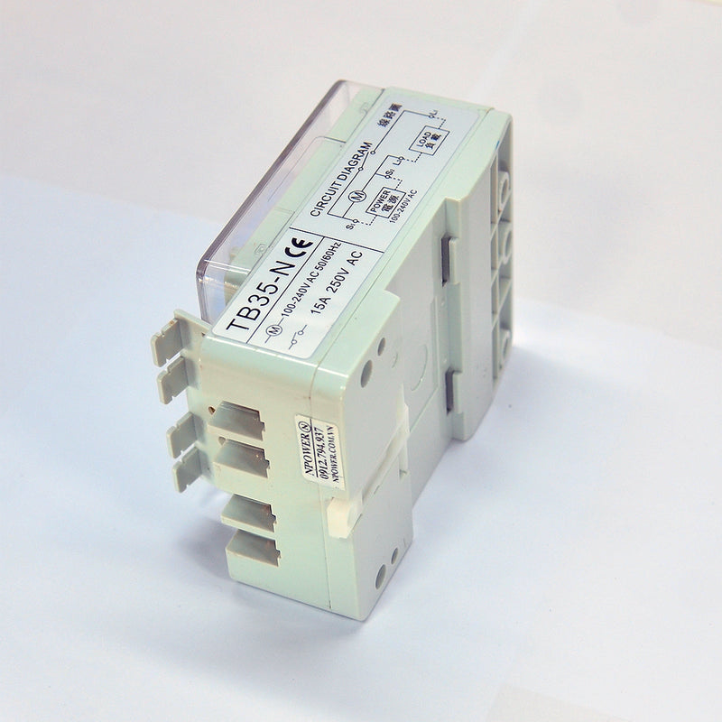 Timer hẹn giờ cài đặt được 96 chương trình chỉnh cơ MINJIN TB35-N, tải 20A, có Pin dự trữ lưu 100 giờ