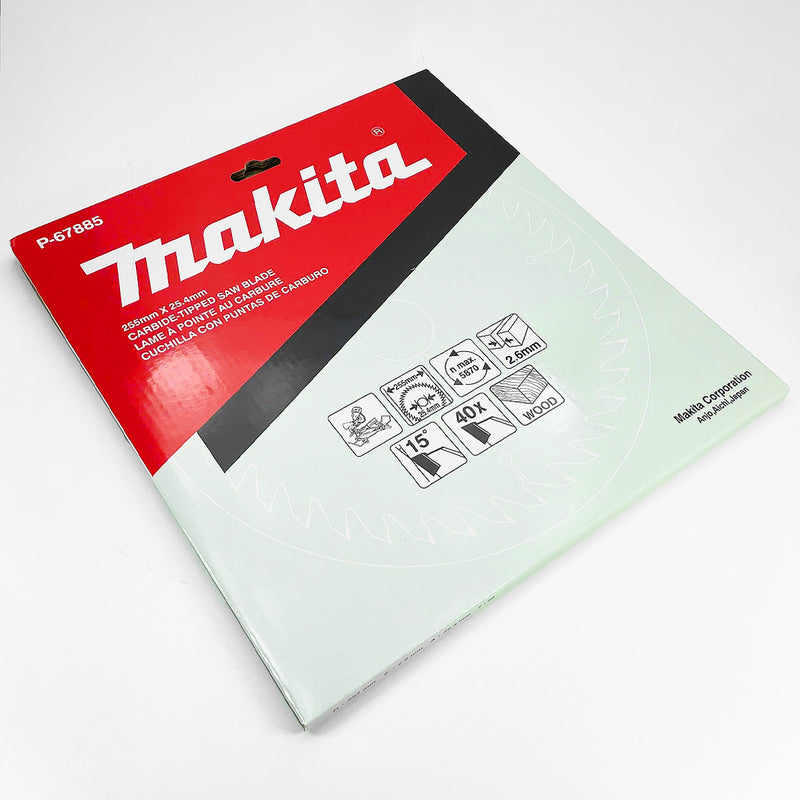 Lưỡi cưa gỗ TCT Makita dòng sản phẩm kinh tế, đường kính 255mm, số răng từ 40-60, lỗ cốt 25.4mm dùng cho máy cưa đĩa ( Cấp 2 sao )