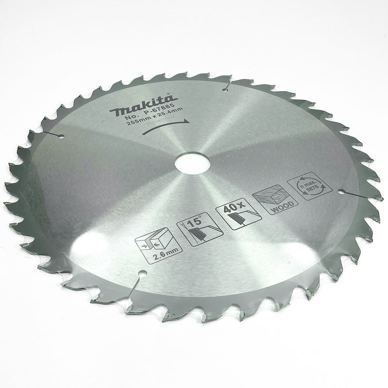 Lưỡi cưa gỗ TCT Makita dòng sản phẩm kinh tế, đường kính 255mm, số răng từ 40-60, lỗ cốt 25.4mm dùng cho máy cưa đĩa ( Cấp 2 sao )