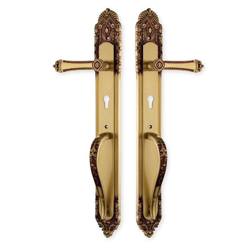 Ổ khóa tay gạt Demax CL805B Brass chất liệu đồng thau nguyên chất, khóa 2 chiều (đi kèm ruột khóa và chìa khóa)