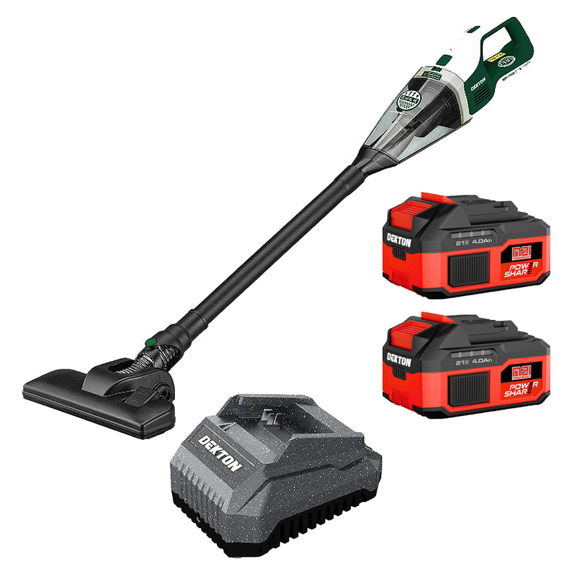 Máy hút bụi Dekton M21-HB01BL dùng pin 21V, lực hút tối đa 16Kpa