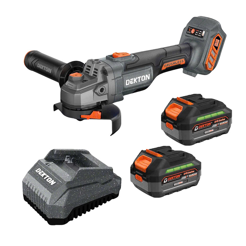 Máy mài góc Dekton M21-AG100PLUS dùng pin 21V, đường kính lưỡi 100mm