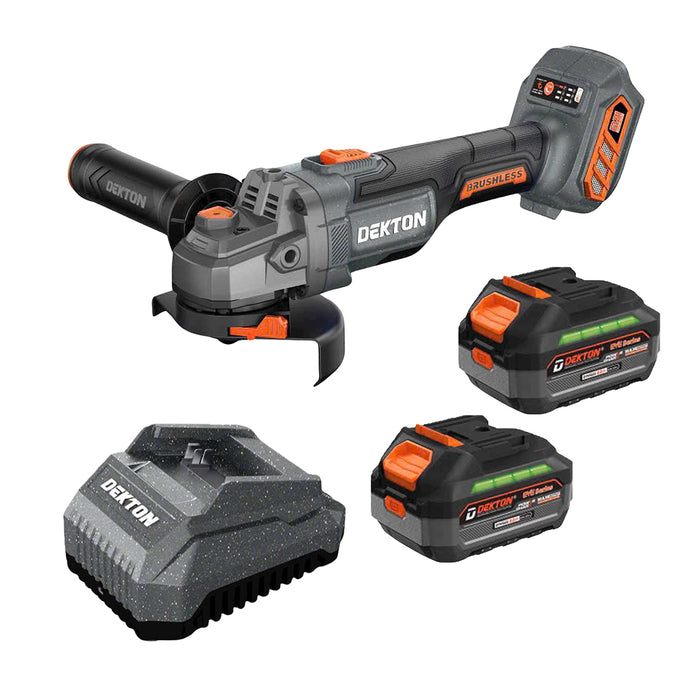 Máy mài góc Dekton M21-AG100PLUS dùng pin 21V, đường kính lưỡi 100mm