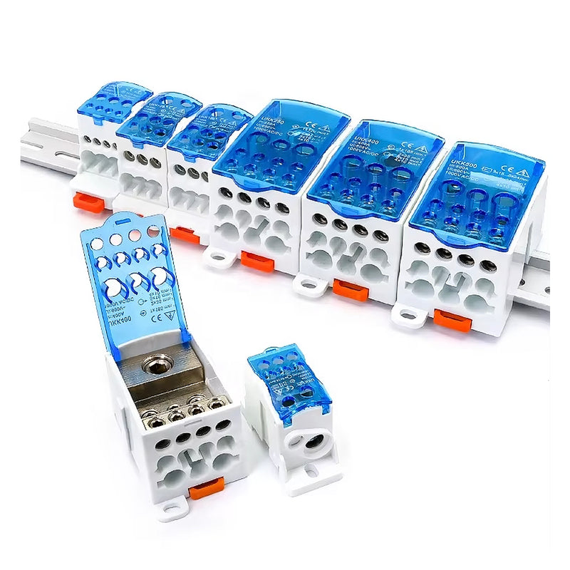 Hộp đấu nối cáp điện UKK, lắp thanh ray (DIN rail)