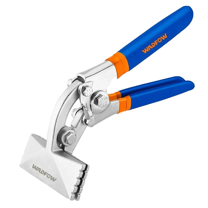 Kìm bấm hàn mỏ cong dẹp Wadfow WZB8002, kích thước 210mm, chất liệu thép Cr-V + Q235