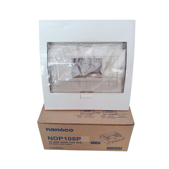 Tủ điện âm tường Nanoco lắp được từ 2 ~ 28 đường (2~28 module)