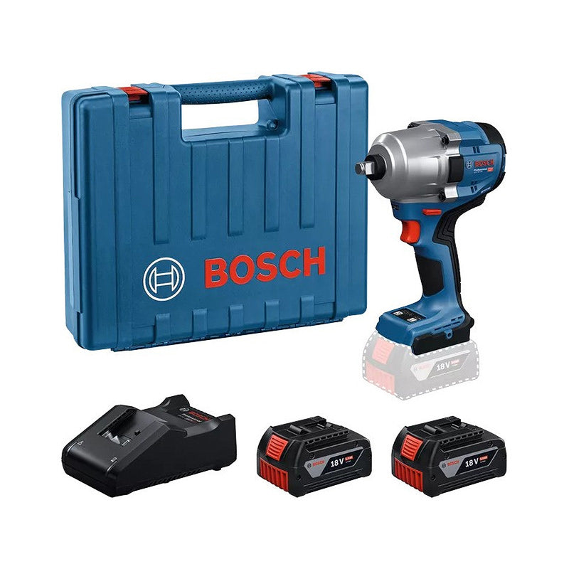 Máy siết bu lông Bosch GDS 18V-780 dùng Pin 18V, cốt 1/2 inch