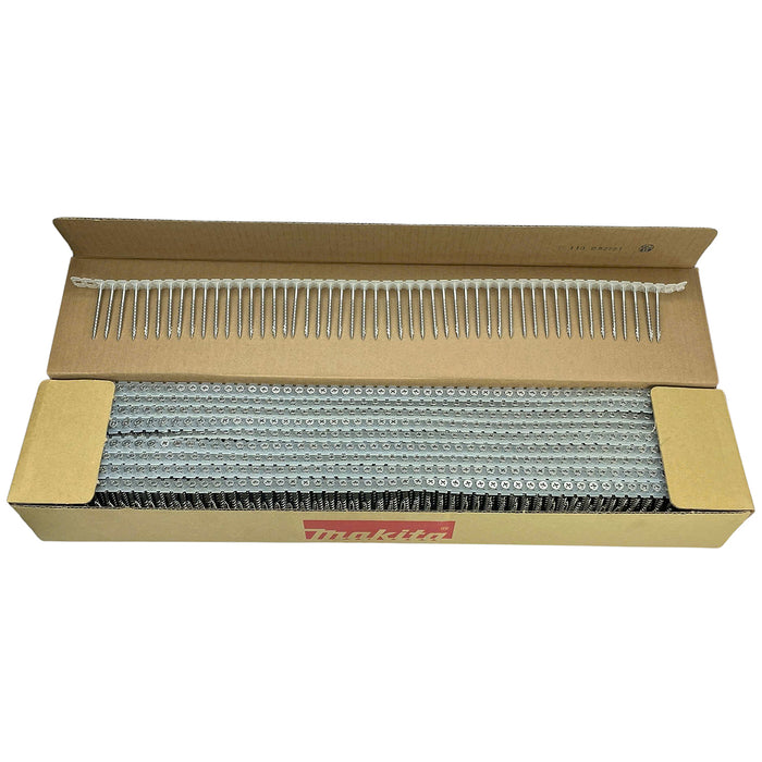 Hộp 1000 vít cuộn, chất liệu Inox Makita F-32483 dùng cho ván ép, gỗ mềm kích thước PH2 chiều dài 55mm