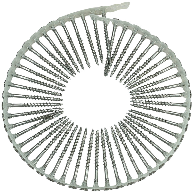 Hộp 1000 vít cuộn, chất liệu Inox Makita F-32483 dùng cho ván ép, gỗ mềm kích thước PH2 chiều dài 55mm