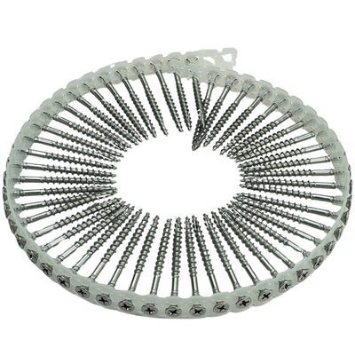 Hộp 1000 vít cuộn, chất liệu Inox Makita F-32483 dùng cho ván ép, gỗ mềm kích thước PH2 chiều dài 55mm