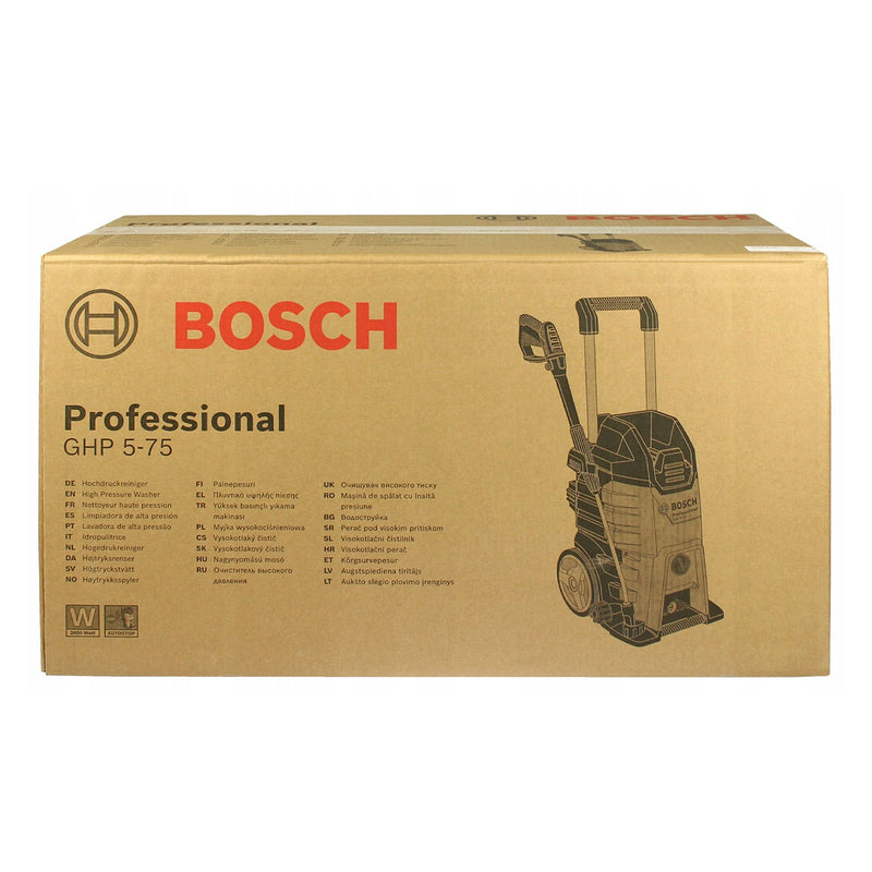 Máy xịt rửa áp lực cao Bosch GHP 5-75 công suất 2600W, áp lực 185bar mã số 06009107K0