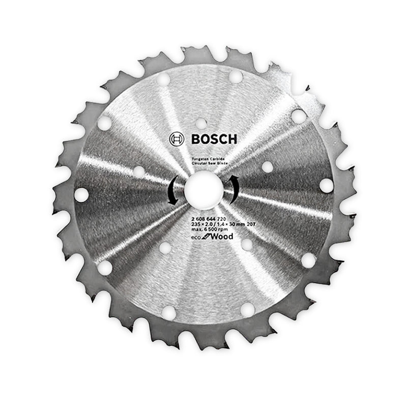 Lưỡi cưa gỗ CoolTeq Bosch 2608644720 đường kính 235mm, 20 răng , lỗ cốt 30mm
