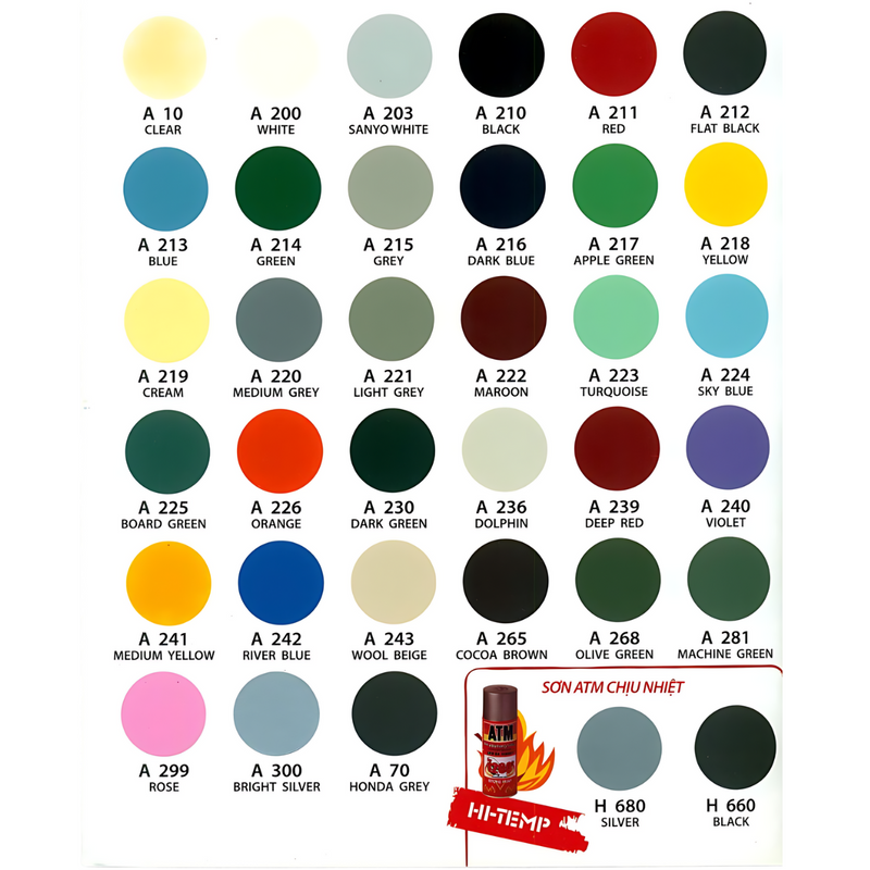 Sơn xịt ATM thể tích 400ml