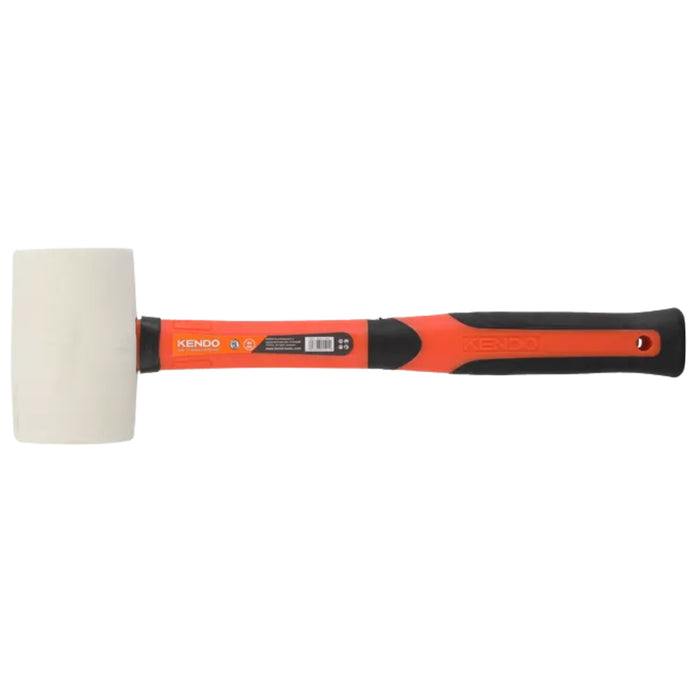 Búa cao su đầu trắng cán sợi thủy tinh Kendo, trọng lượng từ 450g - 680g (16oz - 24oz)