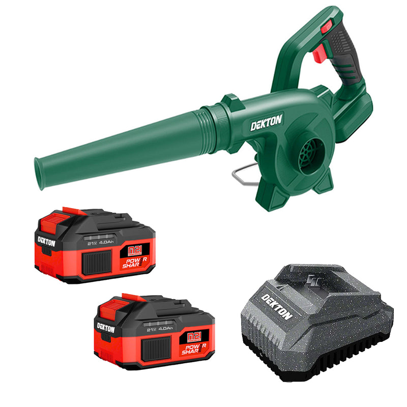 Máy thổi và hút bụi Dekton M21-TB01 dùng pin 21V, tốc độ tối đa 18000 rpm