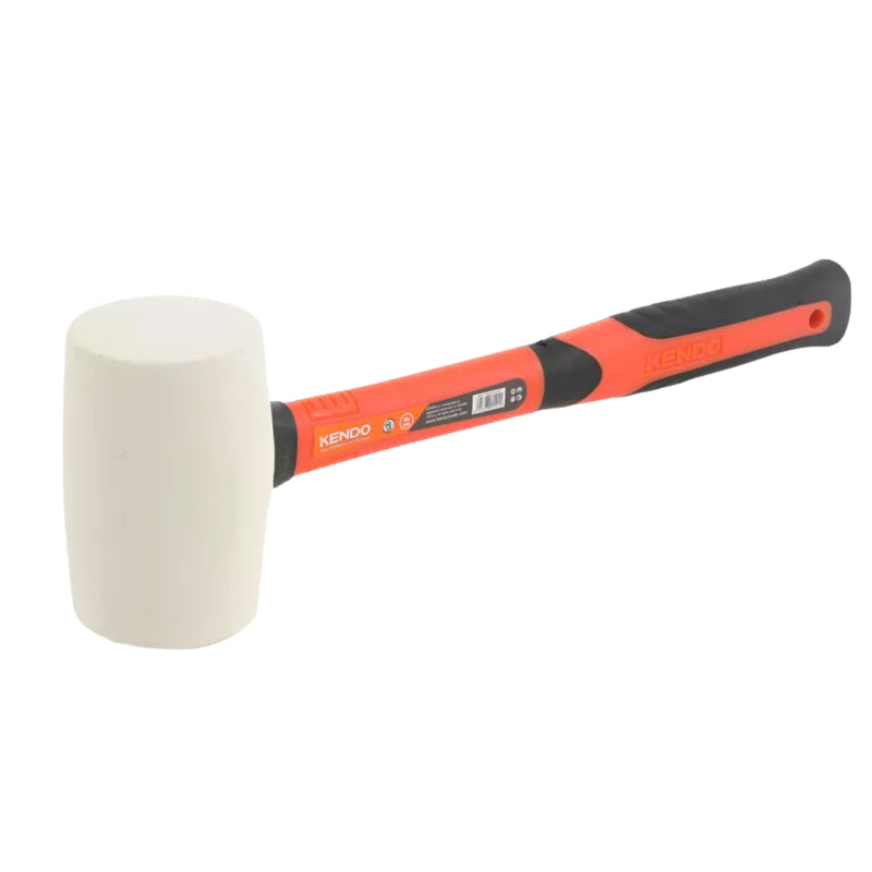 Búa cao su đầu trắng cán sợi thủy tinh Kendo, trọng lượng từ 450g - 680g (16oz - 24oz)