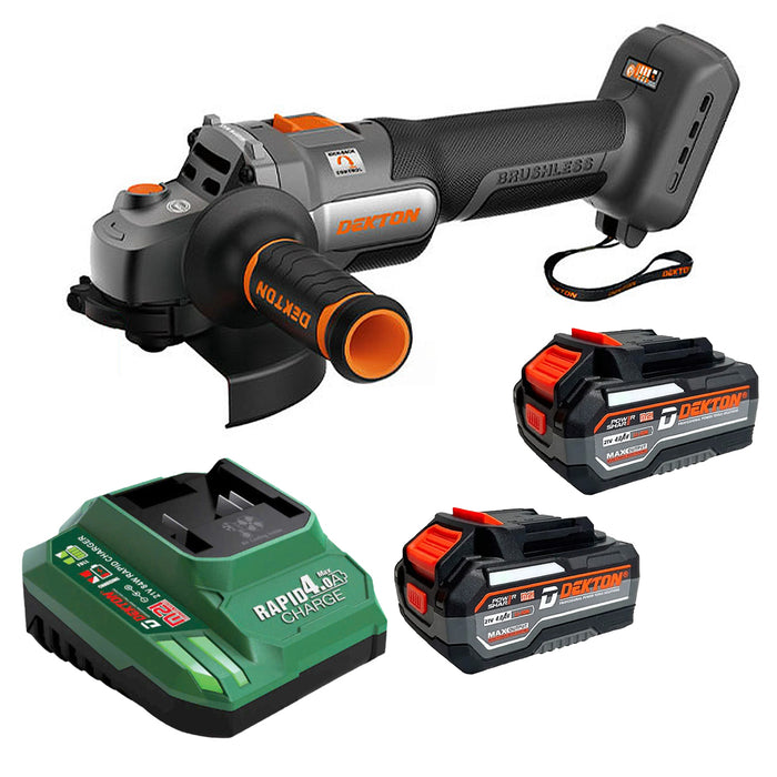 Máy mài góc Dekton M21-AG9600PRO dùng pin 21V, đường kính lưỡi 100mm