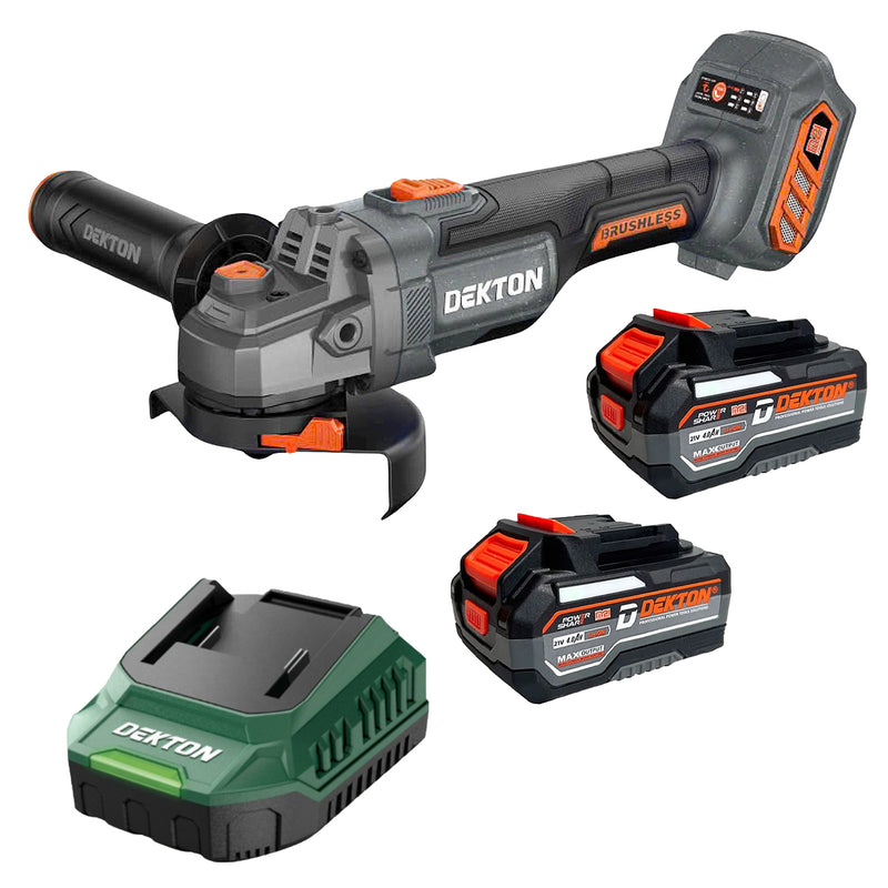 Máy mài góc Dekton M21-AG100PLUS dùng pin 21V, đường kính lưỡi 100mm