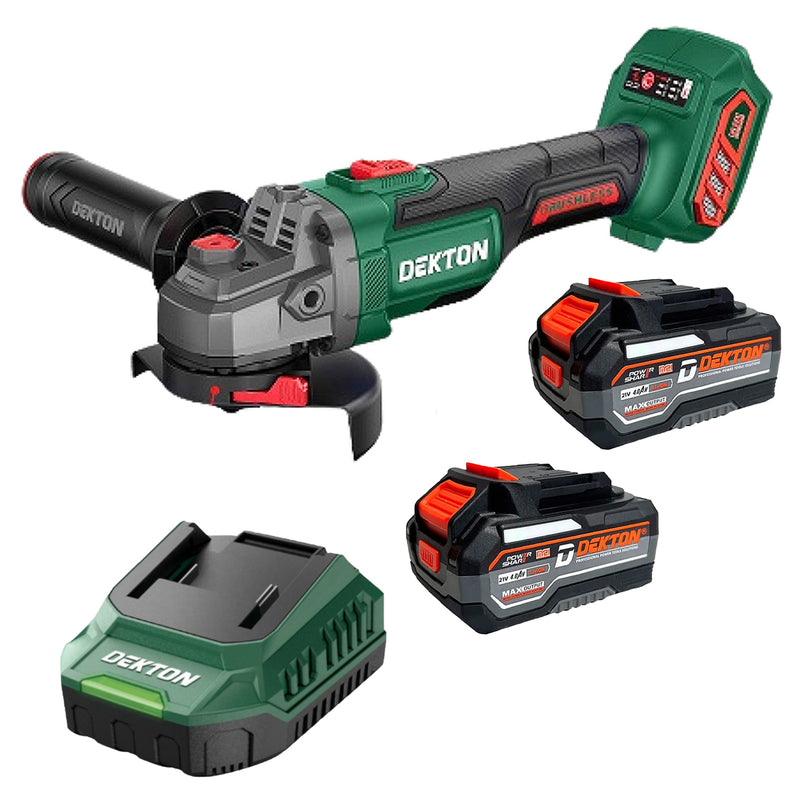 Máy mài góc Dekton M21-AG100PLUS dùng pin 21V, đường kính lưỡi 100mm