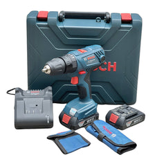 Mã số 06019F83K1: Thân máy + 02 Pin 18V 2.0Ah + 01 sạc GAL 18V-20 + Vali nhựa + bộ phụ kiện mũi vít, mũi khoan