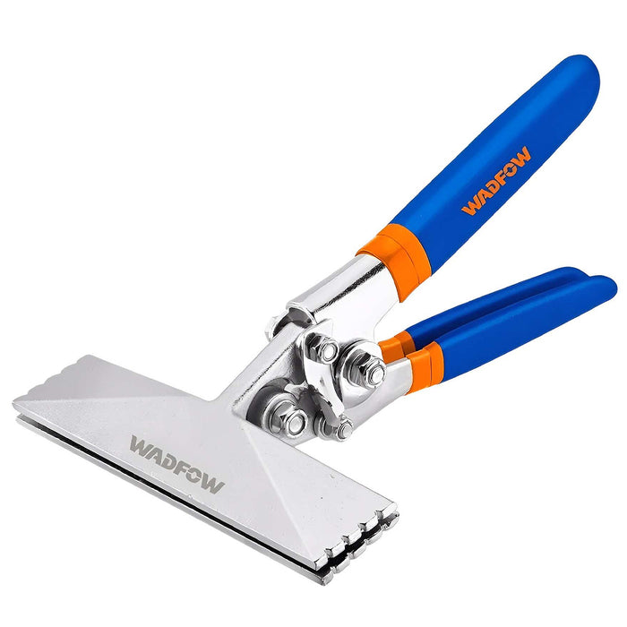 Kìm bấm hàn mỏ thẳng dẹp Wadfow, kích thước mỏ từ 80mm - 150mm, chất liệu thép Cr-V + Q235