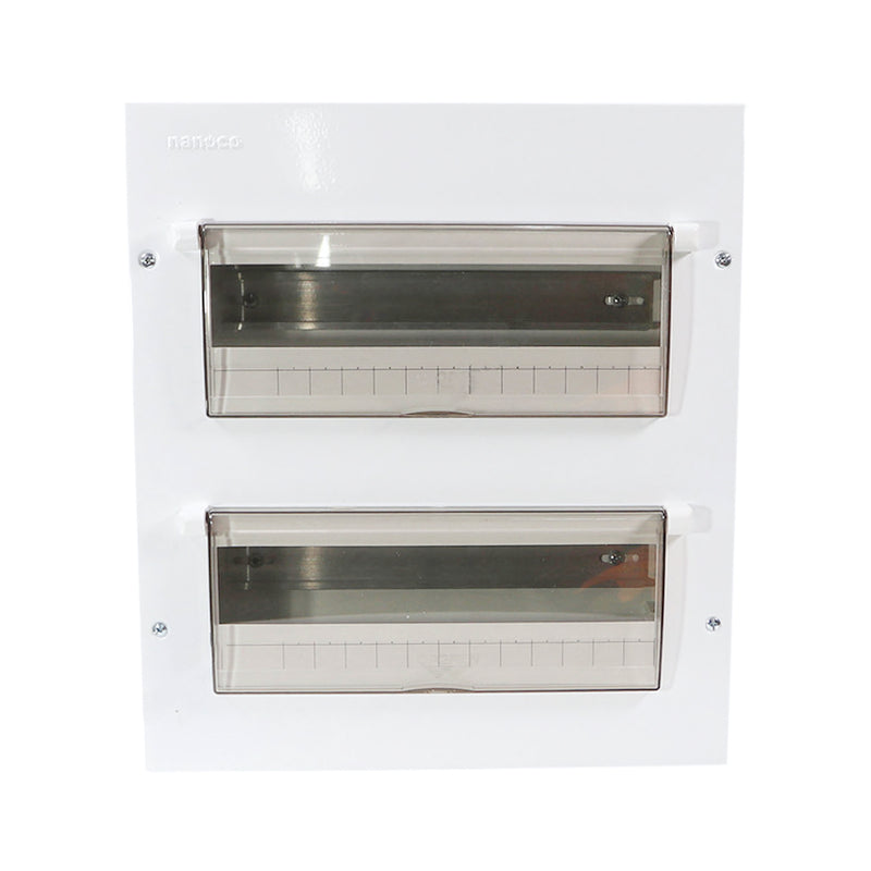 Tủ điện âm tường Nanoco lắp được từ 2 ~ 28 đường (2~28 module)