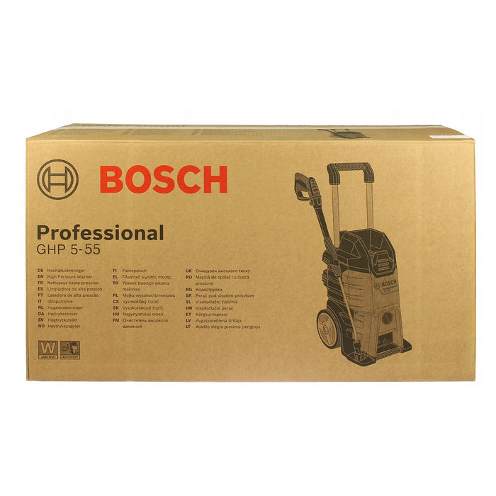 Máy phun xịt rửa cao áp hệ chuyên nghiệp Bosch GHP 5-55, áp lực 130 bar, mã số 06009104K0