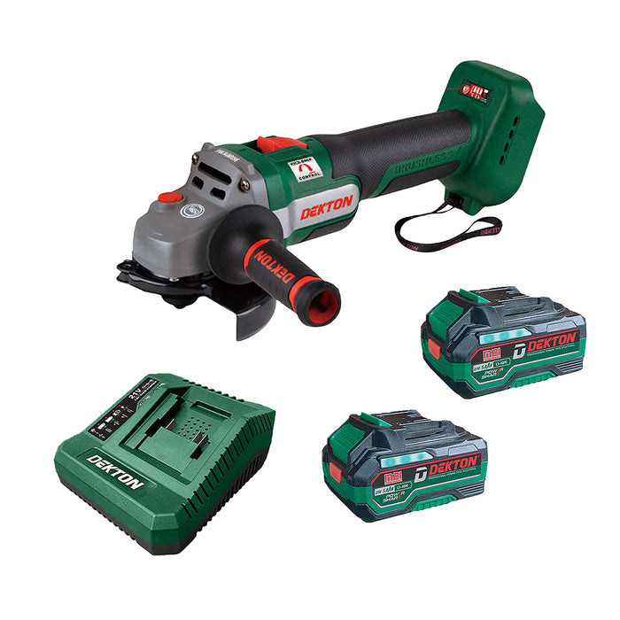 Máy mài góc Dekton M21-AG9600PRO dùng pin 21V, đường kính lưỡi 100mm