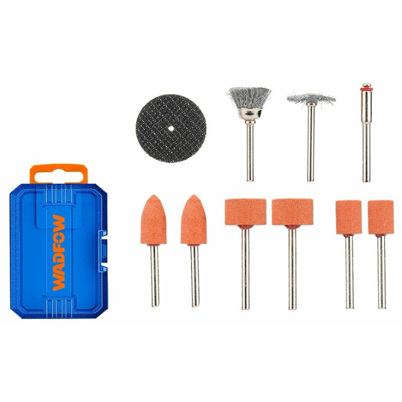 Bộ đá mài nhẵn, chà nhám bề mặt, đánh gỉ sét dùng cho máy mài khuôn 24 chi tiết Wadfow WRR4024
