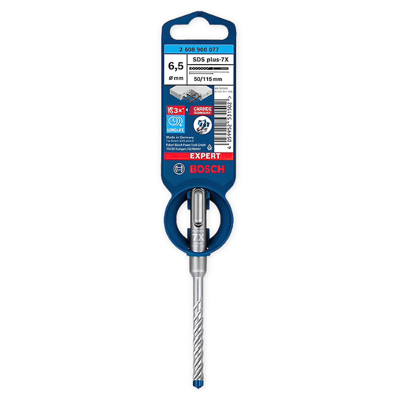 Mũi khoan bê tông SDS Plus-7X Bosch đường kính mũi từ 3.5mm - 7mm, đuôi gài