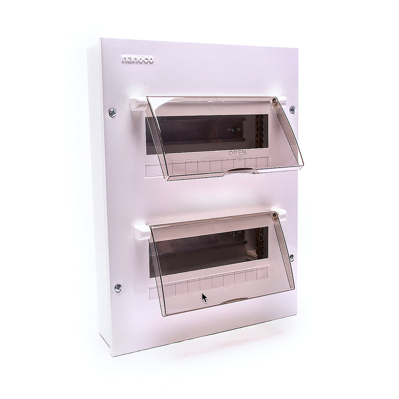 Tủ điện âm tường Nanoco lắp được từ 2 ~ 28 đường (2~28 module)