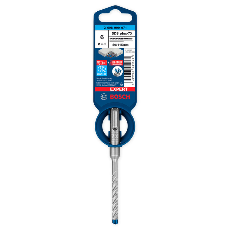 Mũi khoan bê tông SDS Plus-7X Bosch đường kính mũi từ 3.5mm - 7mm, đuôi gài