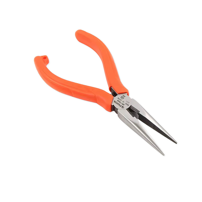 Kìm nhọn mũi dài 150mm (6 inch) Fujiya GR-150S, có lò xo trợ lực. Tiêu chuẩn RoHS. Xuất xứ Nhật Bản