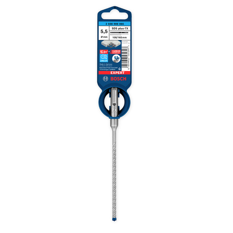 Mũi khoan bê tông SDS Plus-7X Bosch đường kính mũi từ 3.5mm - 7mm, đuôi gài