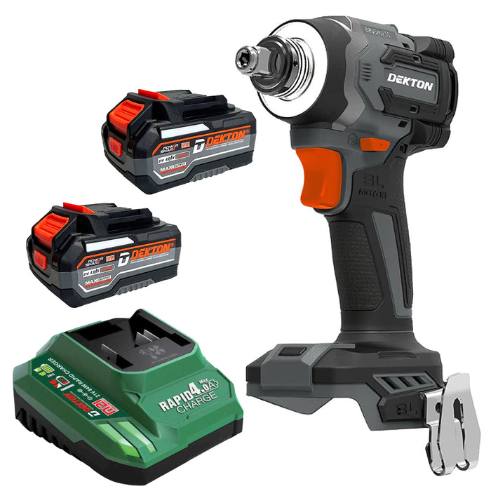Máy vặn vít Dekton M21-CV250PLUS dùng pin 21V, lực siết 250Nm