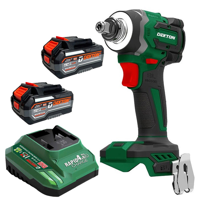 Máy vặn vít Dekton M21-CV250PLUS dùng pin 21V, lực siết 250Nm