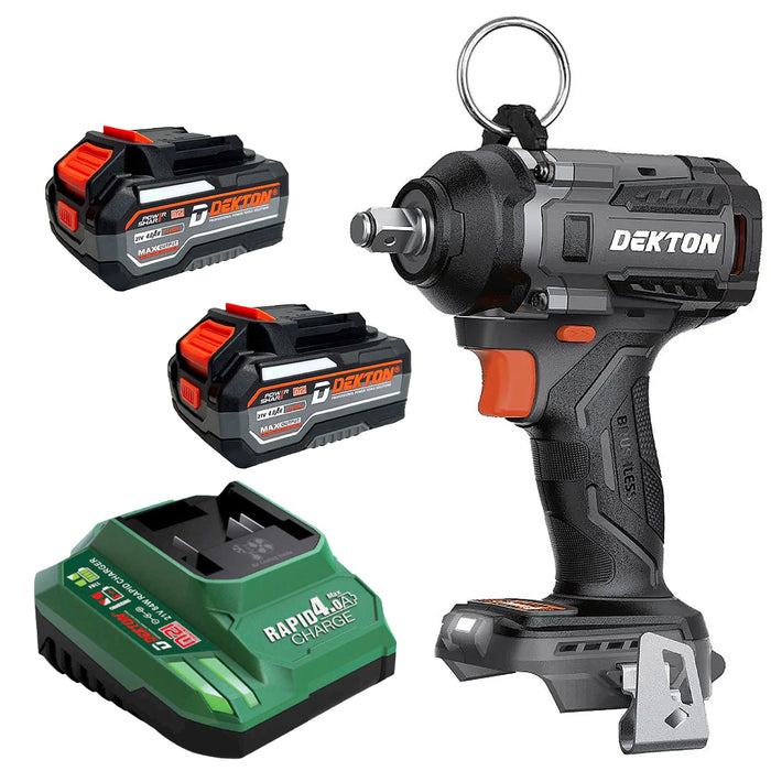 Máy siết bu lông Dekton M21-IW550PRO dùng pin 21V, mô-men xoắn 550Nm, cốt 1/2 inch