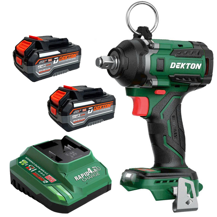 Máy siết bu lông Dekton M21-IW550PRO dùng pin 21V, mô-men xoắn 550Nm, cốt 1/2 inch