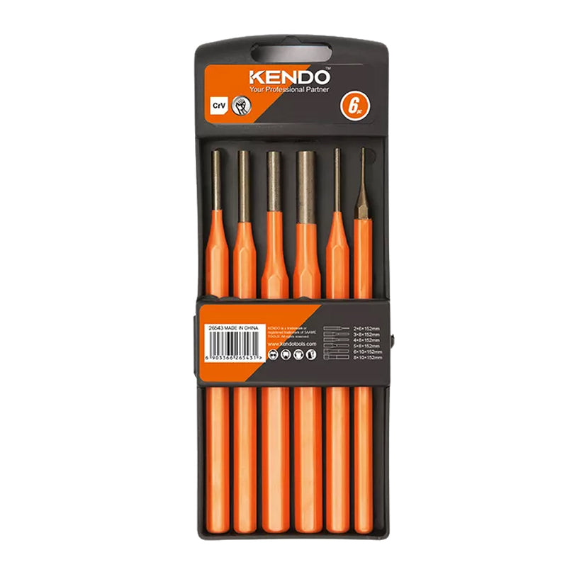 Bộ mũi đục chốt 6 chi tiết Kendo 26543