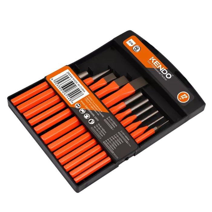 Bộ đục lỗ 12 chi tiết Kendo - 26544