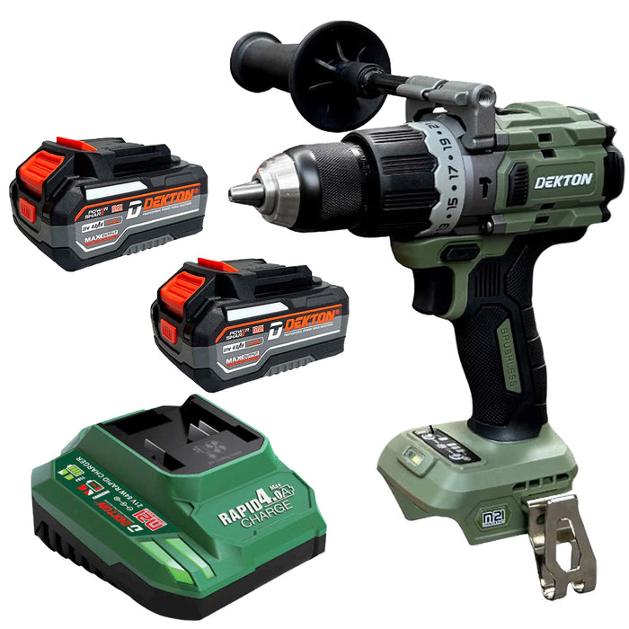 Máy khoan động lực dùng pin 21V Dekton M21-ID13100PLUS, lực siết 100Nm, đầu kẹp 13mm