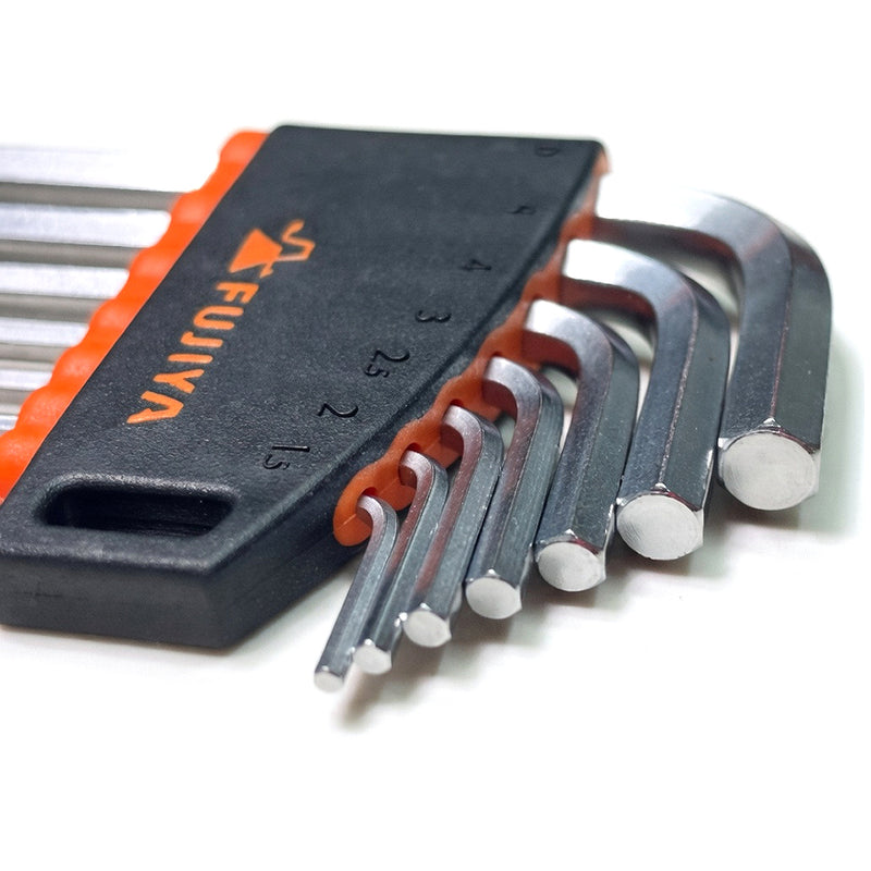 Bộ lục giác đầu thẳng, thân dài 7 chi tiết Fujiya LH330-7S kích thước từ 1.5mm - 6mm
