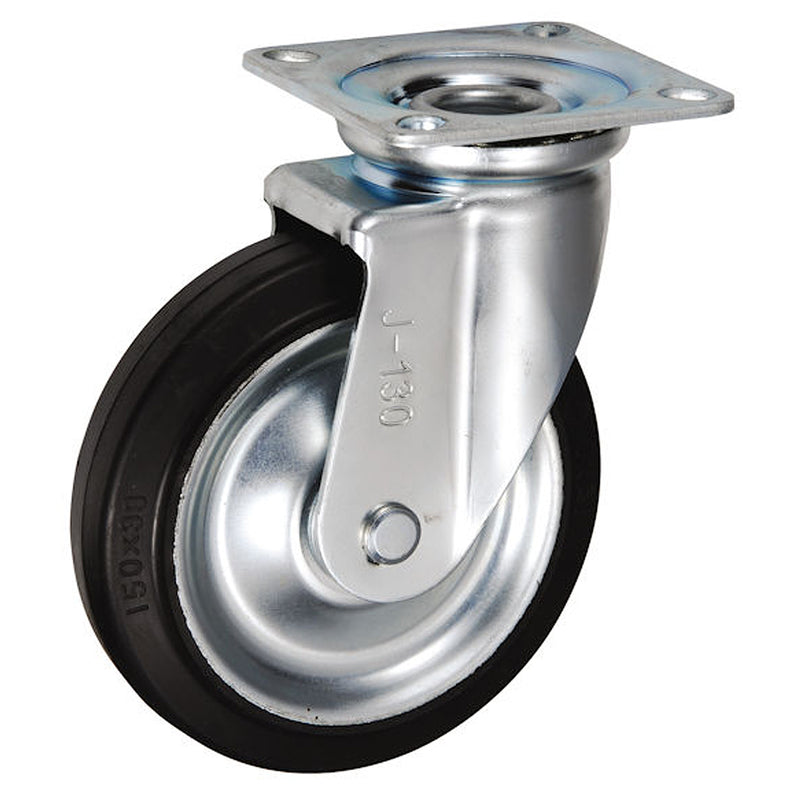 Bánh xe đẩy Ukai HJ-Type có xoay, không khóa bánh, đường kính từ 130mm - 150mm