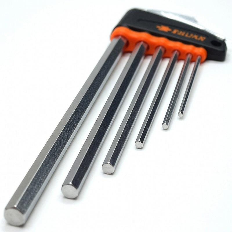 Bộ lục giác đầu thẳng, thân dài 7 chi tiết Fujiya LH330-7S kích thước từ 1.5mm - 6mm