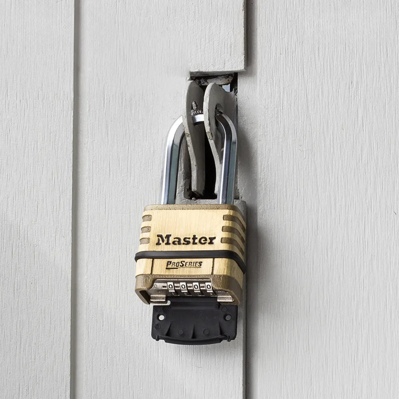 Ổ khóa số càng dài Master Lock 1175DLH cao cấp, thân khóa bằng đồng thau nguyên khối, 4 cọc số