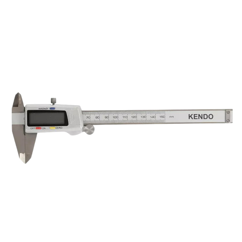 Thước kẹp điện tử hệ mét và inch Kendo 35301, kích thước 6 inch (150mm)